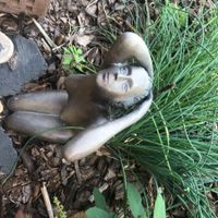 sculpture pour ext. nana de 30cm 2,5 kg bel déco resistante