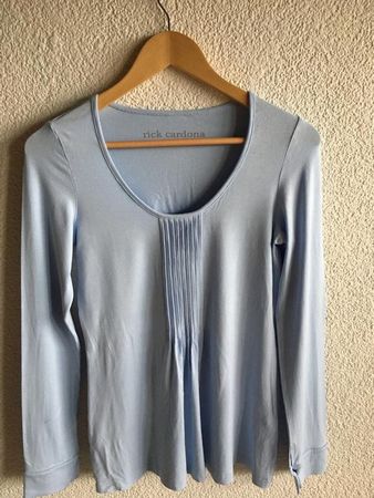 RICK CARDONA Shirt, Gr. 34, hellblau