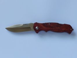 Klappmesser - Outdoor Spirit "Folding Knife 2-in-1 Red Wood"