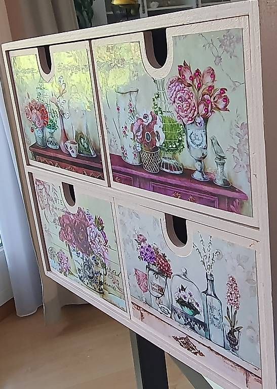 Ikea Kommoden: MOPPE Mini-Kommode-  IKEA Hack – Neu (gemäss Beschreibung) aus Riedholz von Suroman 3