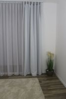 VERDUNKELUNGSVORHANG MIT SCHLAUFEN OFF-WHITE