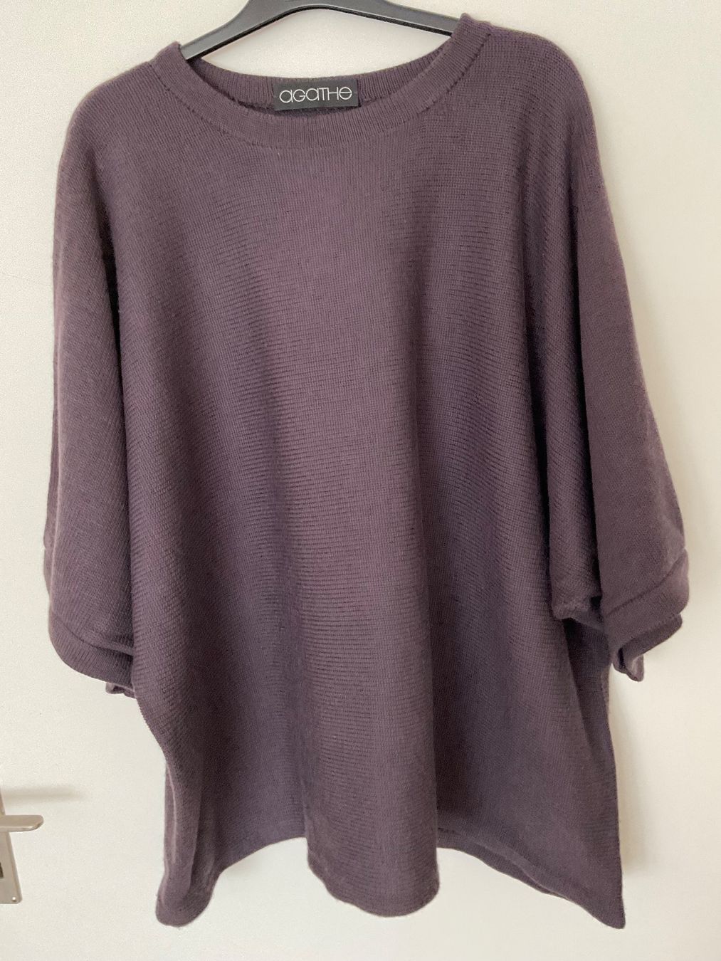 Maglioni & Felpe: AGATHE oversize Pullover Gr ca 46 Wolle Pullover Taupe/braun – Usato da Urdorf venduto da alda02