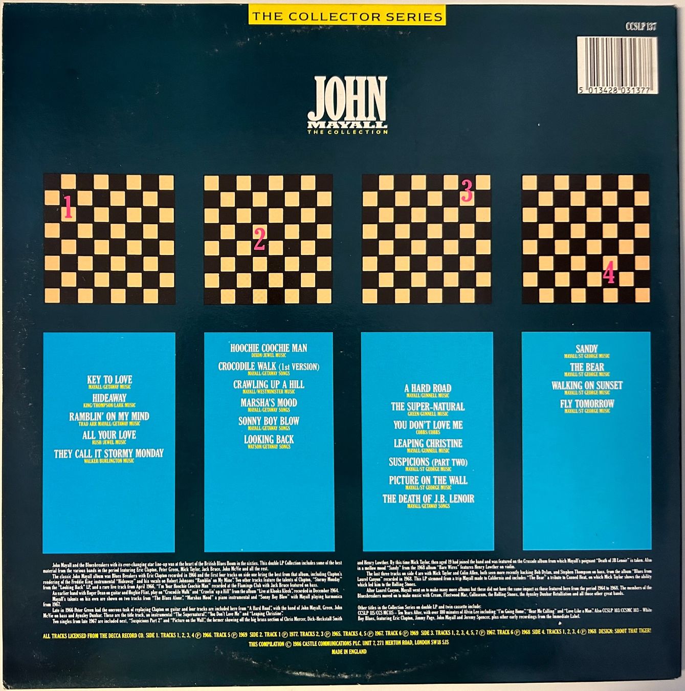 Schallplatten: John Mayall - The Collection - 2 LP Vinyl – Gebraucht aus Aesch BL von BlueMusicRecords 1