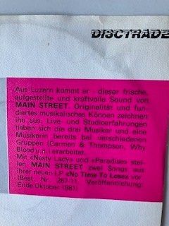 Schallplatten: Main Street – Gebraucht aus Aarwangen von Jukebox3 6