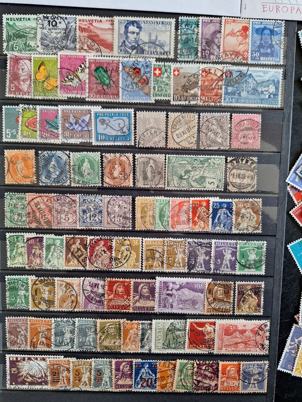 Tous les timbres: CH: 400 VERSCHIEDENE GESTEMPELTE (010) – D'occasion à Genolier par Antoine30 2