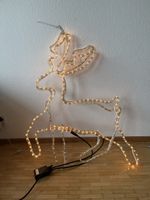 Weihnachtsdeko: Leuchtender Rentier 100/70cm