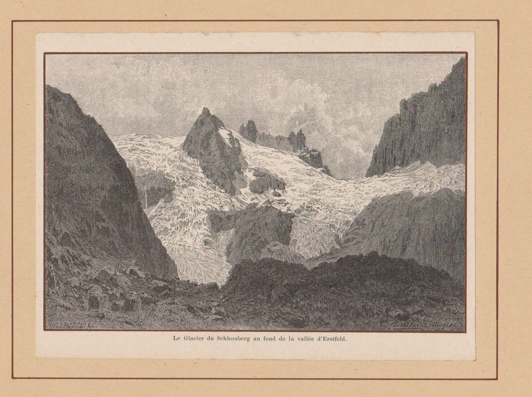 Foto & Immagini: Erstfeld  UR   Schlossberg - Gletscher  -   altes Bild – Usato da Vitznau venduto da Mina60