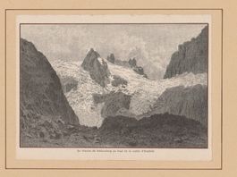 Erstfeld  UR   Schlossberg - Gletscher  -   altes Bild
