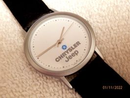 Chrysler Jeep, Designer-Uhr, Quartz, 33mm, Unisex, neuwertig