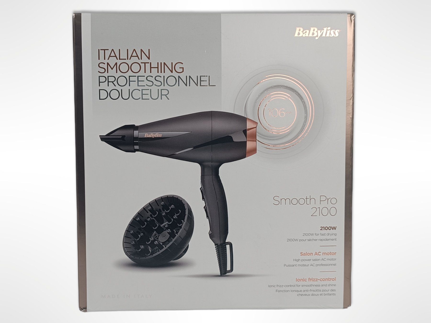 BaByliss Asciugacapelli: BABYLISS Smooth Pro 2100 Föhn – Usato da Suhr venduto da Restwert_Suhr 5
