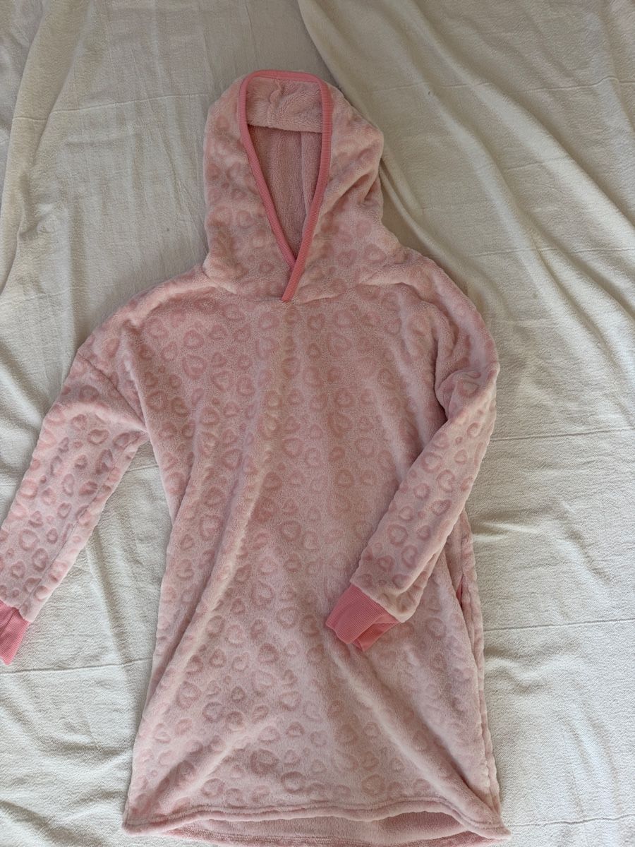Pulls & Sweat-shirts: Hooded Dress pink pattern size L good condition – D'occasion à Winterthur par LarissaChiara27