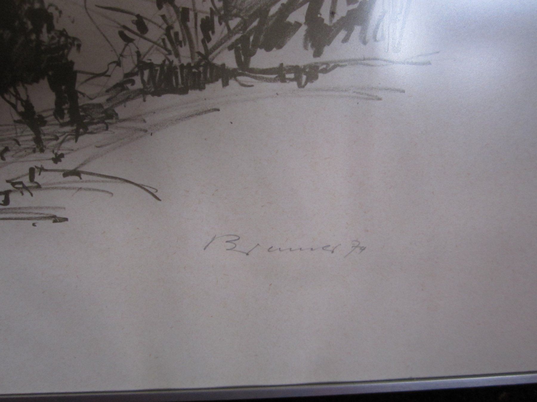 Grafica & Litografie: Lithographie Brunner Max – Usato da Binningen venduto da flugi30 1