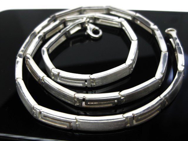 Catenine: Vintage Kette Collier Silber 925 Labyrinth Muster 45 cm – Usato da Ermatingen venduto da Decovin 6