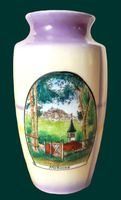 Souvenir Huémoz Vaud Vase 13 cm Andenken