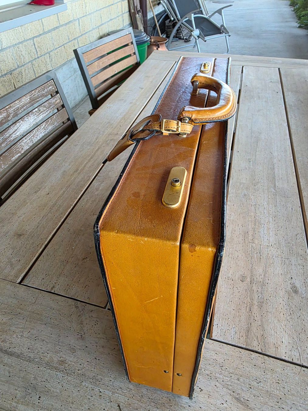 Valises de voyage: Vintage Leder Koffer Aktenkoffer – D'occasion à Walterswil BE par Lonitti 5