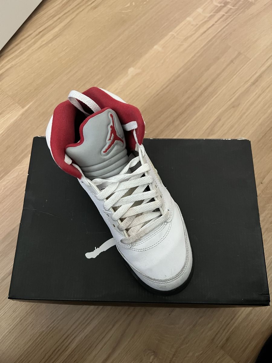 Jordan Scarpe da uomo: Jordan 5 Retro GS "White Fire Red" – Usato da Köniz venduto da VivianaK92 1
