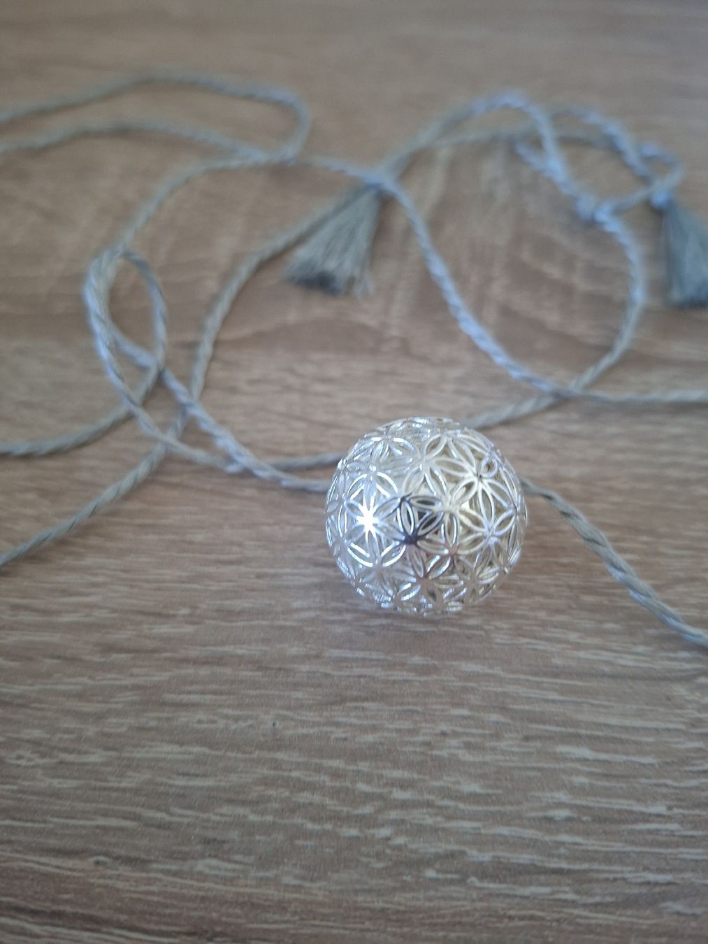 Ketten: Klangkugel Blume des Lebens – Neu (gemäss Beschreibung) aus Boswil von L_446
