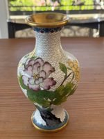 Kleine Vase Blumendekor guter Zustand 