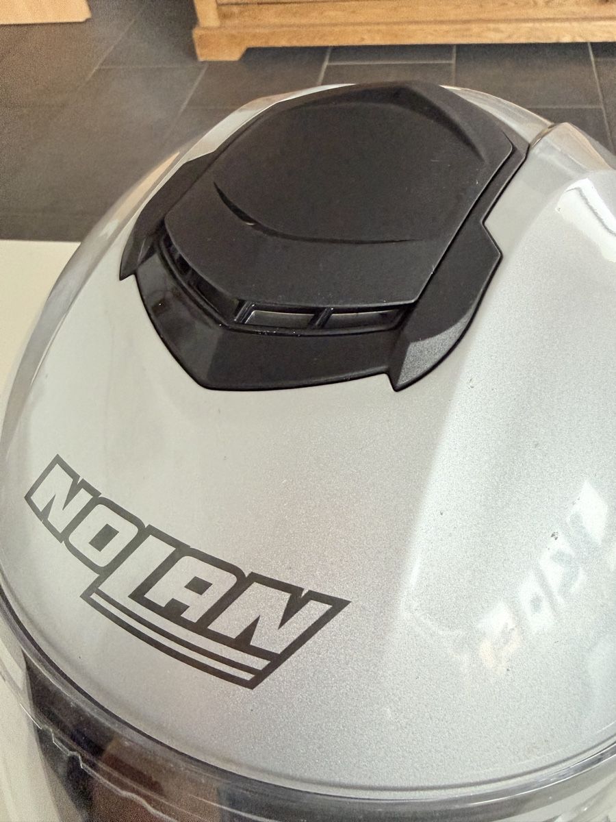Caschi & visiere: Nolan N90-2 Klapphelm silber Gr. S Motorradhelm – Usato da Fraubrunnen venduto da 5baechers 6