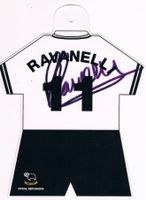 Fabrizio Ravanelli 1968- Autogramm Shirt-Karte 14x19cm Turin