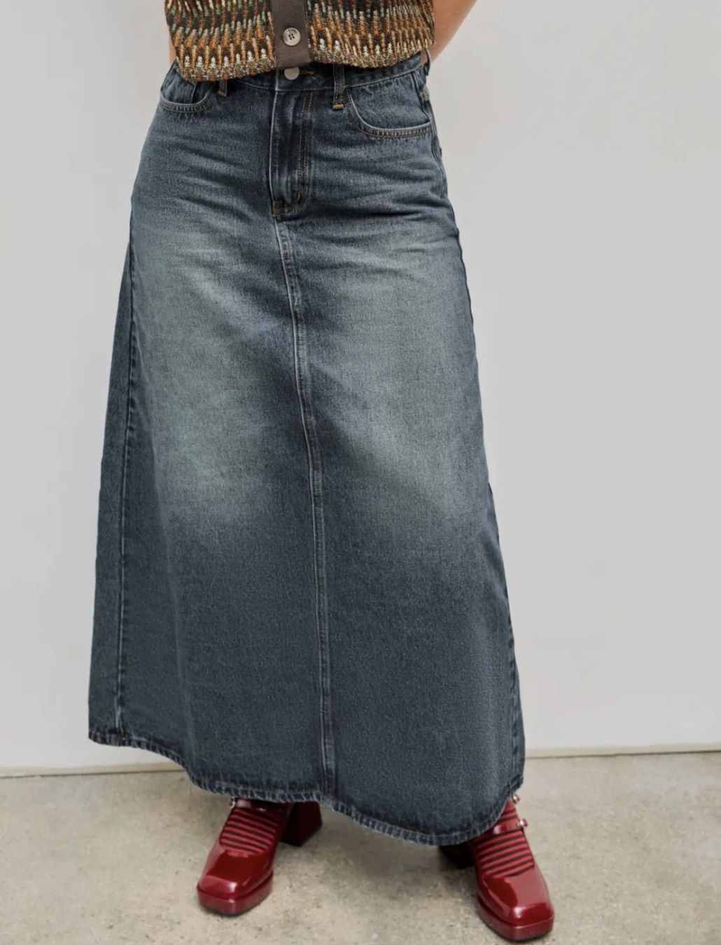 Gonne: jupe longue en jeans taille XL – Nuovo e nell'imballaggio originale da Sion venduto da nat_xz7y 2