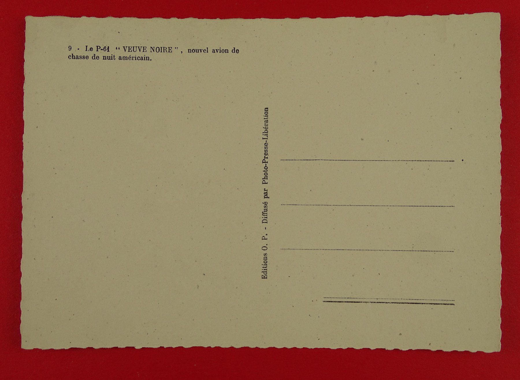 Cartoline postali: AIR FORCE BLACK WIDOW – Usato da Grüningen venduto da Kartenlaube 1