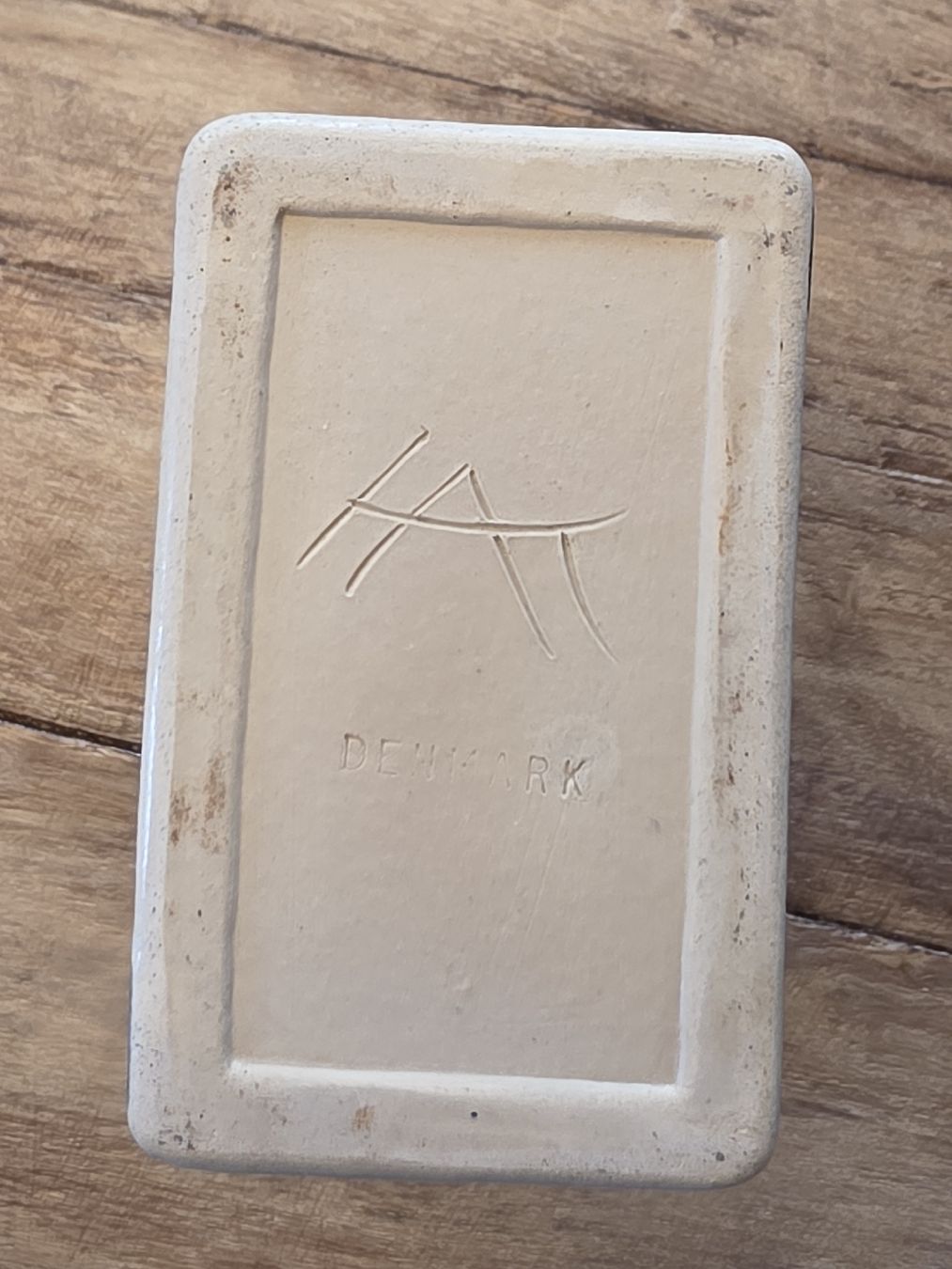 Vasen & Gefässe: Studio Keramik Quader Vase gemarkt HAK Denmark Stil 24cm – Gebraucht aus Liestal von Find_the_rare_stuff 2