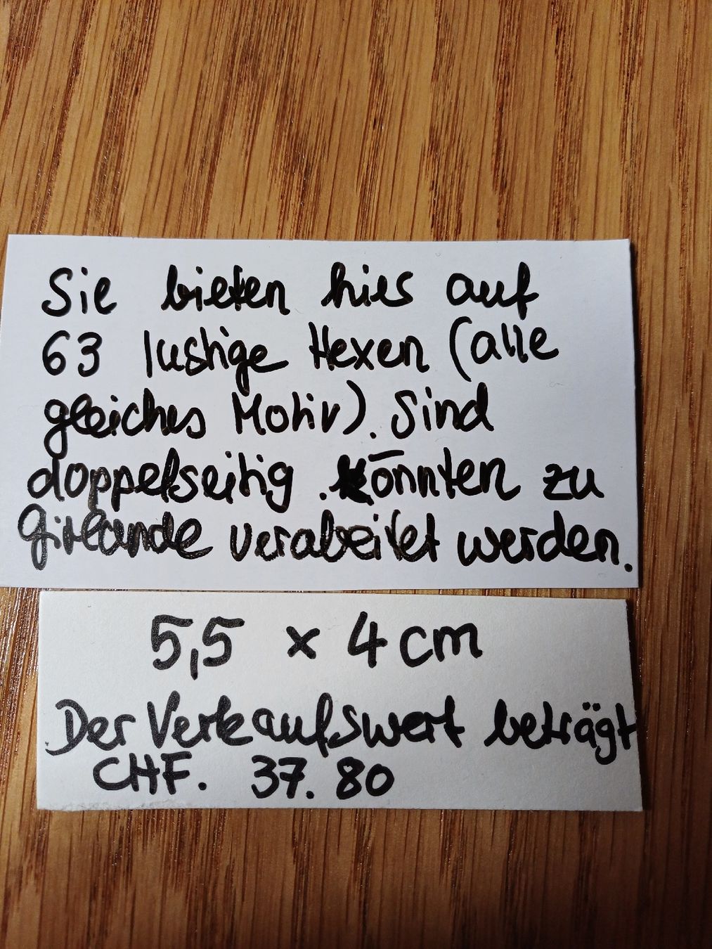 Alle Dekorationen: 63 lustige Holzhexen – Neu (gemäss Beschreibung) aus Gächliwil von lesidees 5