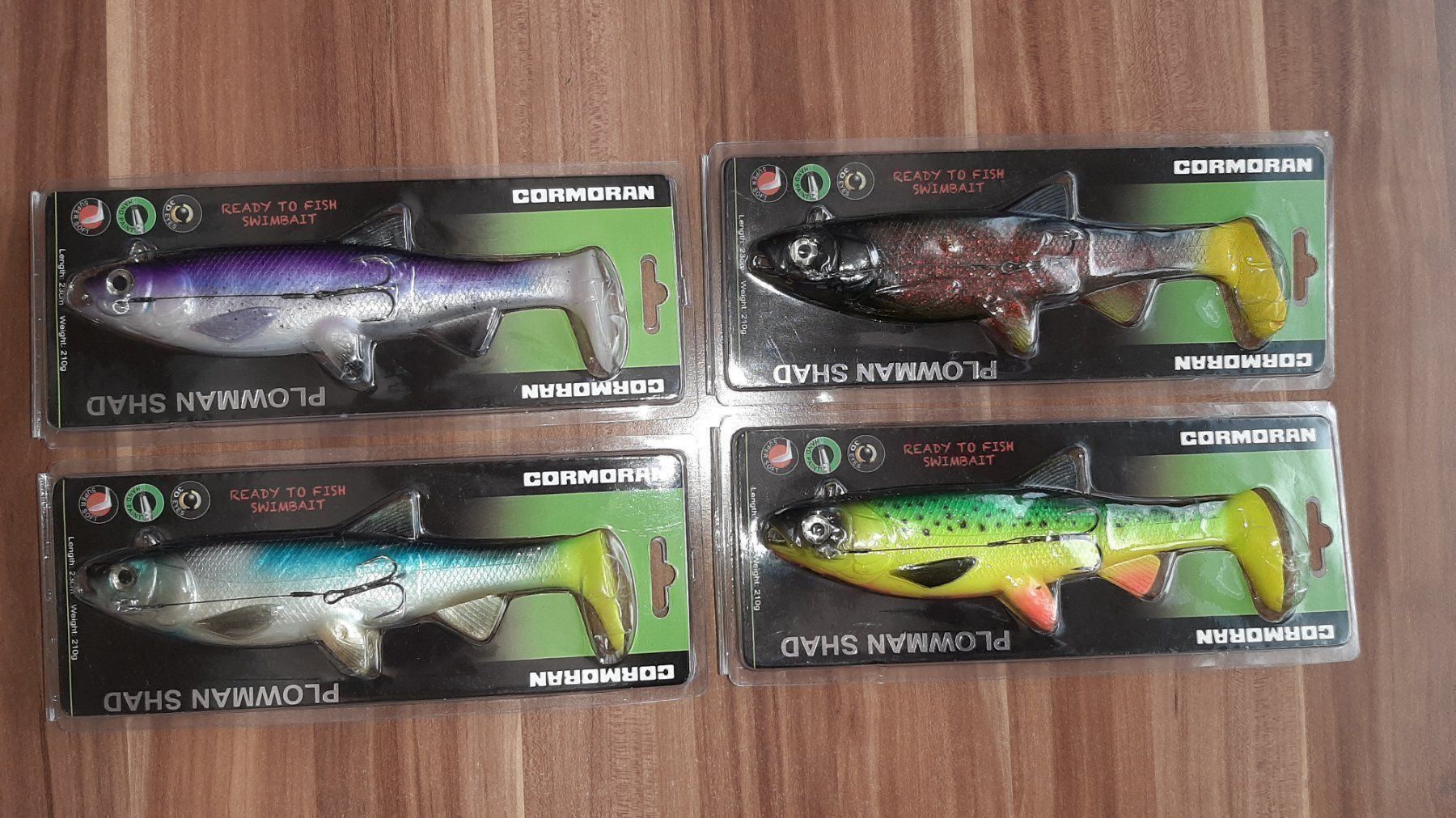 Esche: 4x Cormoran Gummifisch 23cm – Nuovo e nell'imballaggio originale da Oensingen venduto da Adrian5224