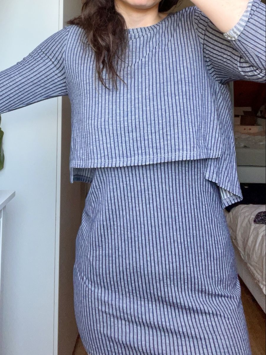 Topshop Vestiti: Robe Topshop rayée dos nu, taille 38 – Usato da Fribourg venduto da alex_afs 3