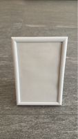 Bilderrahmen Kunststoff weiss 11x16 cm guter Zustand