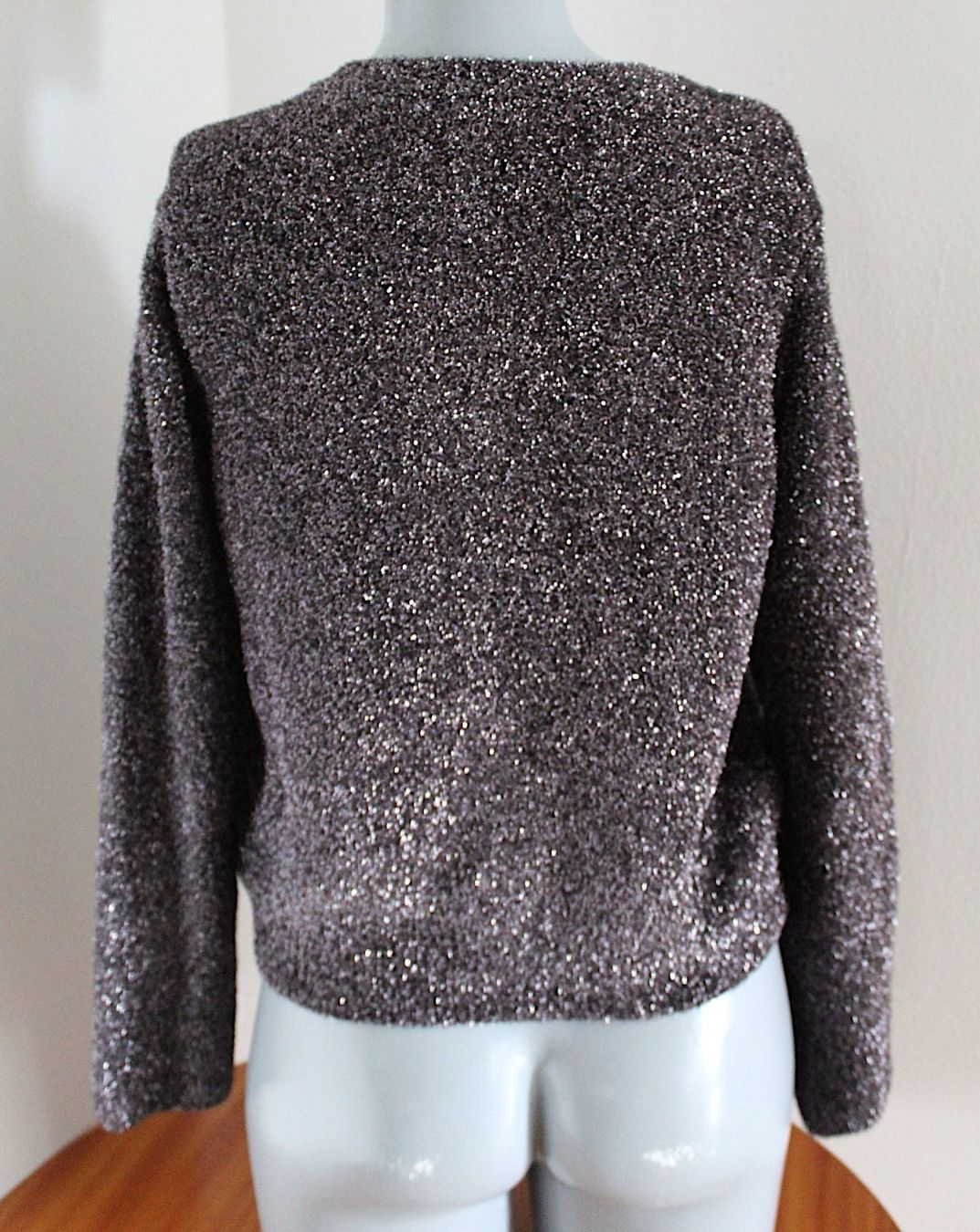 Maje Jacken: Festliche maje Strickjacke Glitzer  Gr. 3 = DE - Gr. 38 – Gebraucht aus Locarno von madame-tus-sauds 3