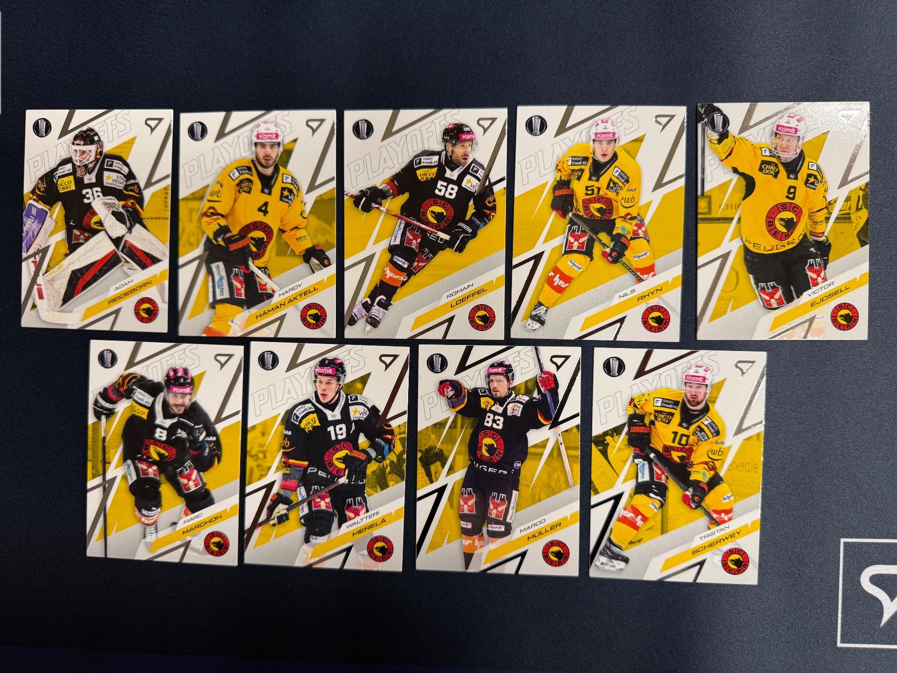 Sportzoo Carte collezionabili: Sportzoo Playoff SC Bern Base Set komplett – Usato da Chur venduto da EHC7000