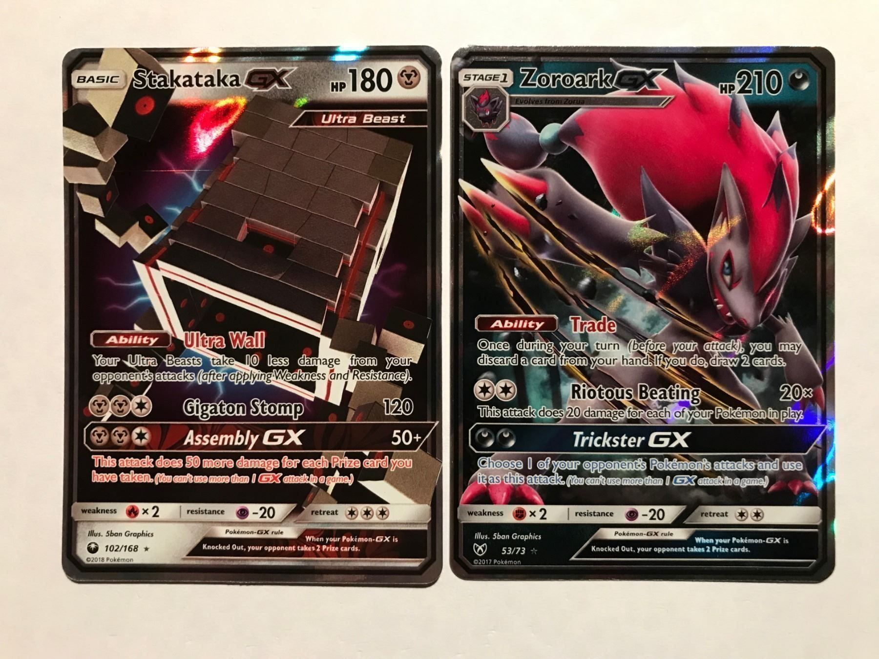 Pokémon Carte collezionabili: GX Set: Stakataka & Zoroark – Nuovo (secondo la descrizione) da Hagendorn venduto da Pokecollectorch 1