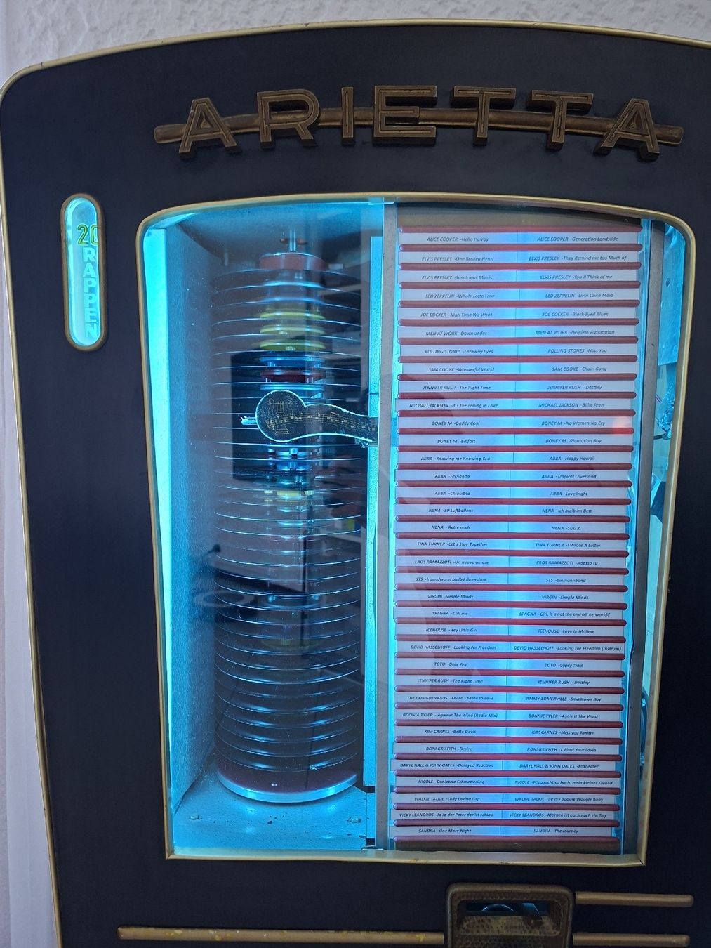 Jukebox: Jukebox Wandmodell Arietta 1956 – Usato da Rothenburg venduto da Nosta4 5
