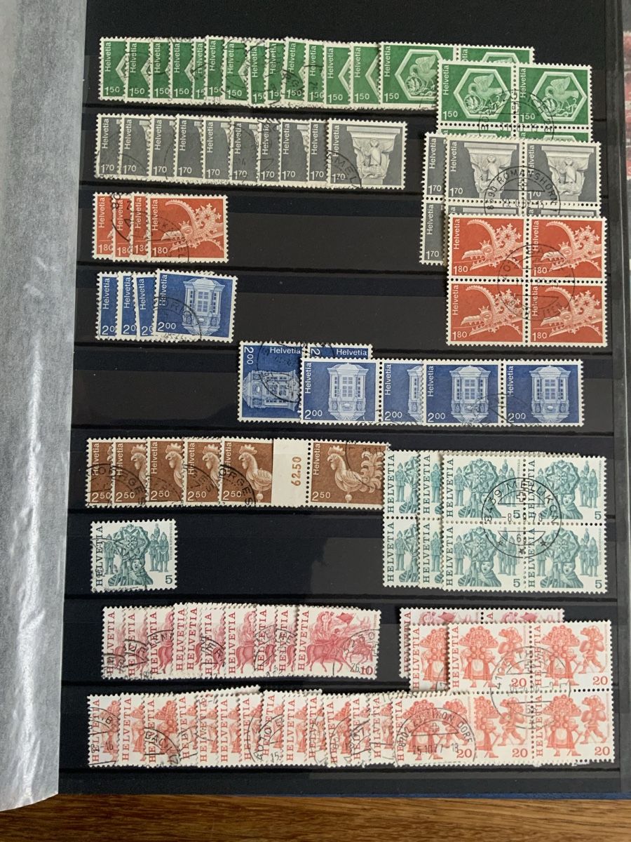 Alle Briefmarken: Briefmarken Schweiz – Gebraucht aus Binningen von chr_cr5n 3
