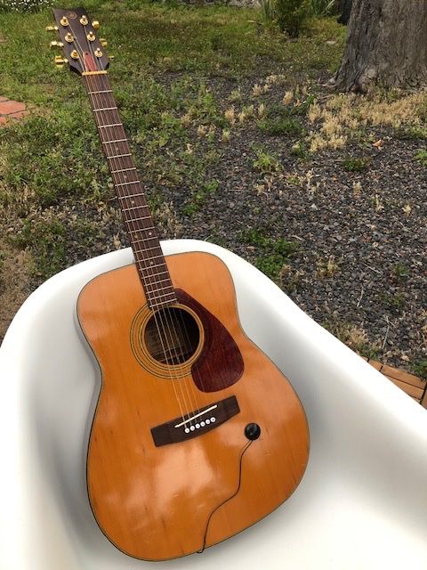 Yamaha Musikinstrumente: Yamaha FG - 160, Green Label, 1973 – Gebraucht aus Zug von epa_l5qk