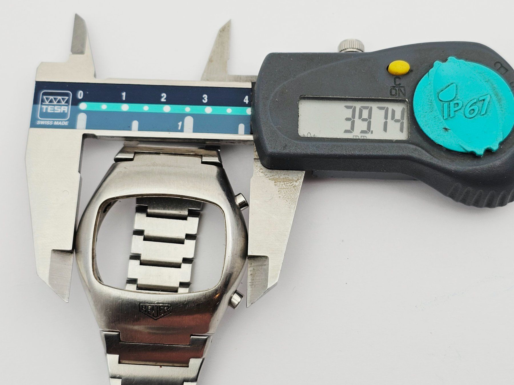 Uhren: Heuer Chronosplit Gehäuse Case mit Stahlband – Gebraucht aus Bassersdorf von AnkerWatch 8