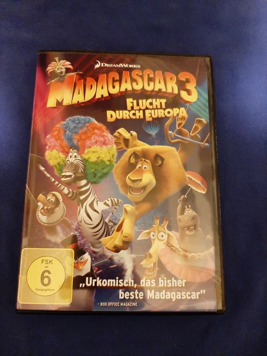 Tutti i DVDs: Madagascar 3 - Flucht durch Europa DVD – Usato da Fischbach-Göslikon venduto da Oliver_S.