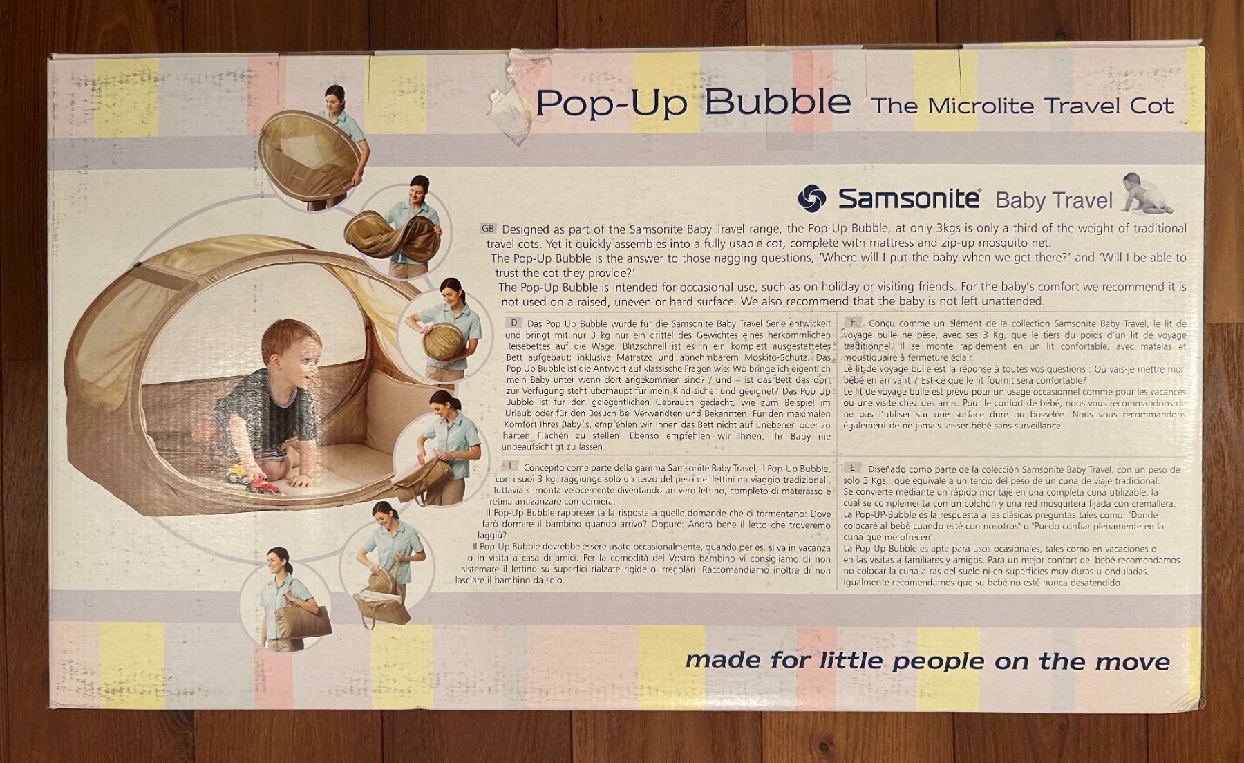 Samsonite Lits: Kinder Reisebett Samsonite Pop-Up Bubble – D'occasion à Rain par peb_qwf6 1