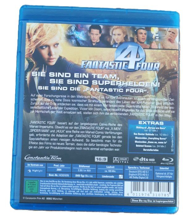 Tutti i DVDs: Fantastic Four [Blu-ray] – Usato da Wilen b. Wollerau venduto da morethanmusic 1
