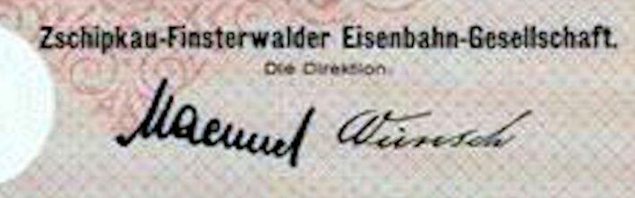Documenti: Zschipkau-Finsterwalder Eisenbahn-Gesellschaft - 1928 – Usato da Solothurn venduto da Sgasche 1