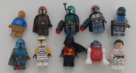 Lego Star Wars Figuren Konvolut 9 Stk guter Zustand