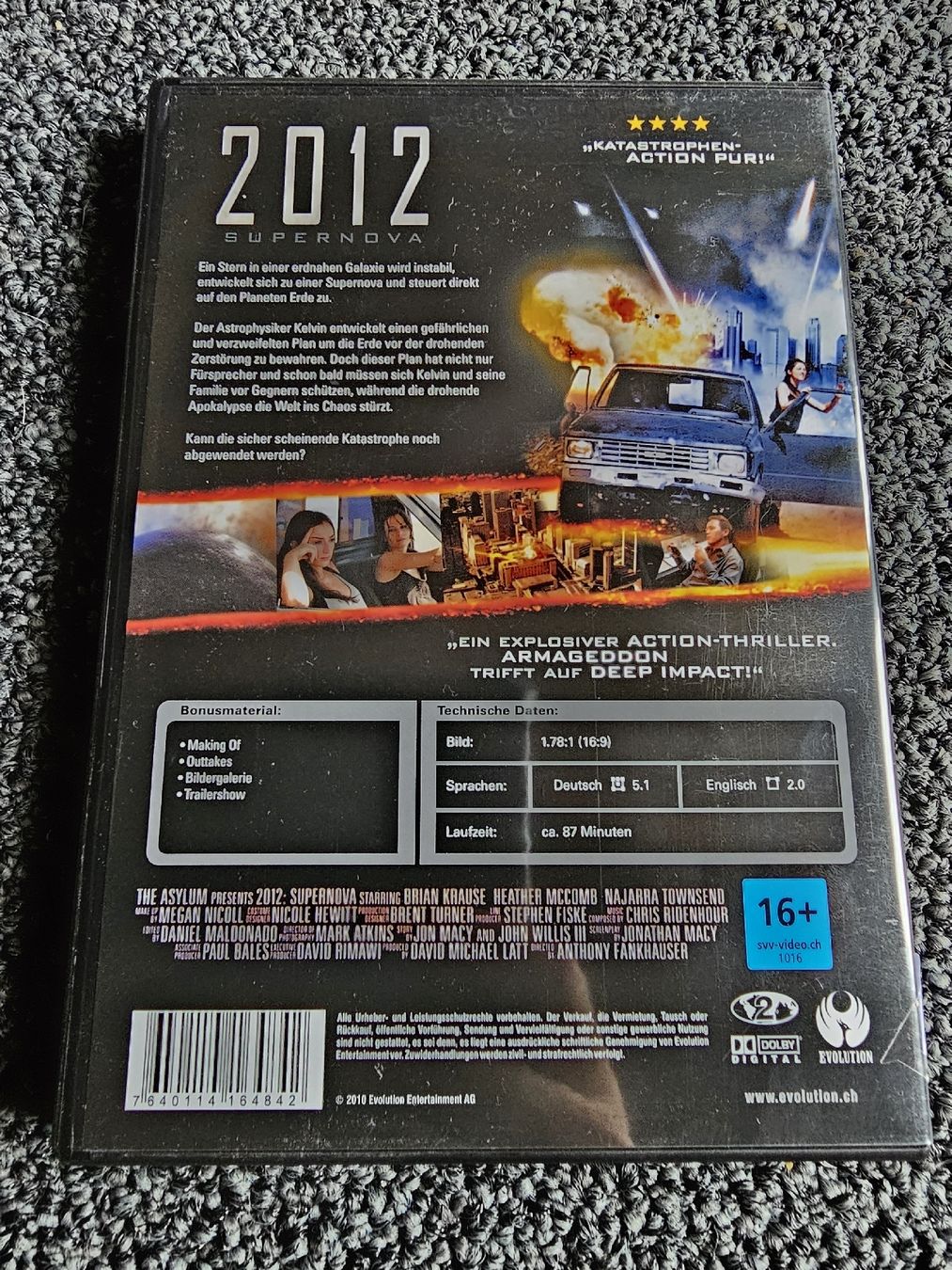 Tutti i DVDs: DVD - 2012 Supernova (19934) – Usato da Ruswil venduto da jan_bxl5 1