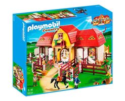 Playmobil 5221 Reiterhof Reitstall Bauernhof Pferde Country