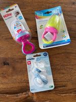 Nuby Fruchtsauger + 2er Nuggi Set, Neu und Original!