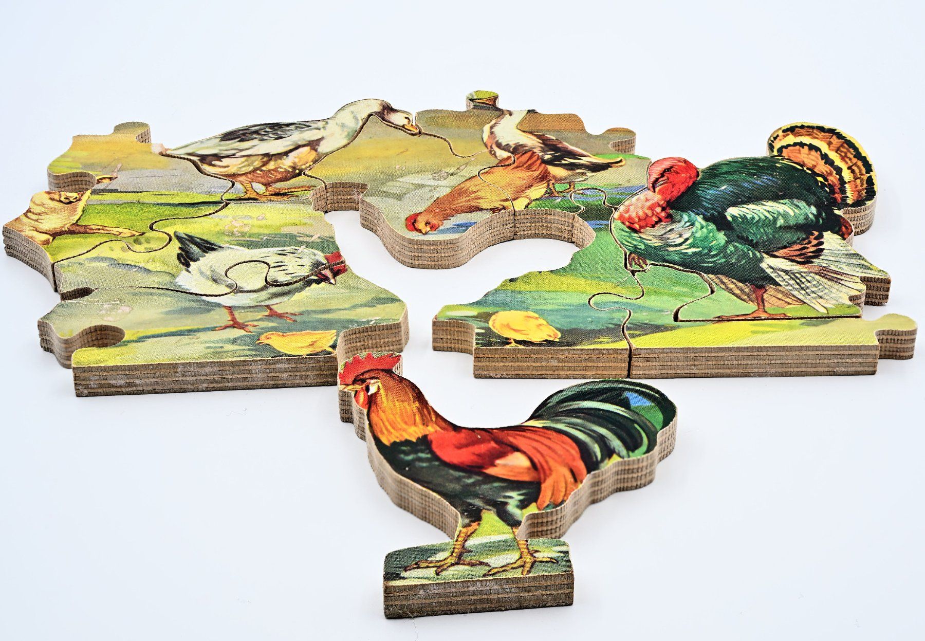 Puzzle: Puzzle "The Victory Farmyard", von 1960 – Usato da Dürnten venduto da puumies 1