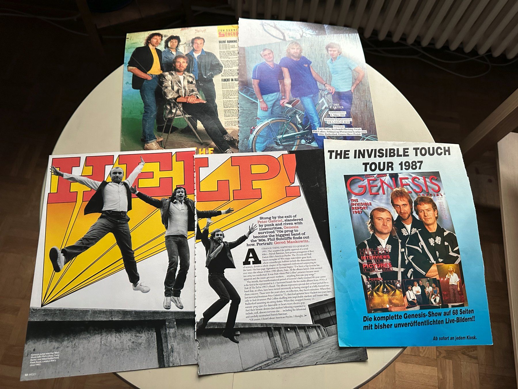 Riviste & Magazine: GENESIS PETER GABRIEL PHIL COLLINS tolle Berichte + Poster – Usato da Basel venduto da Partridge 5