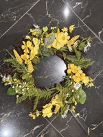 Kranz mit Kunstblumen 45cm