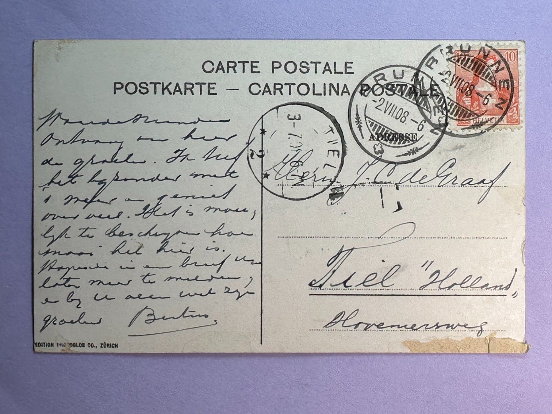 Cartoline postali: Luzern mit Rigi – Usato da Steg VS venduto da danwer74 1